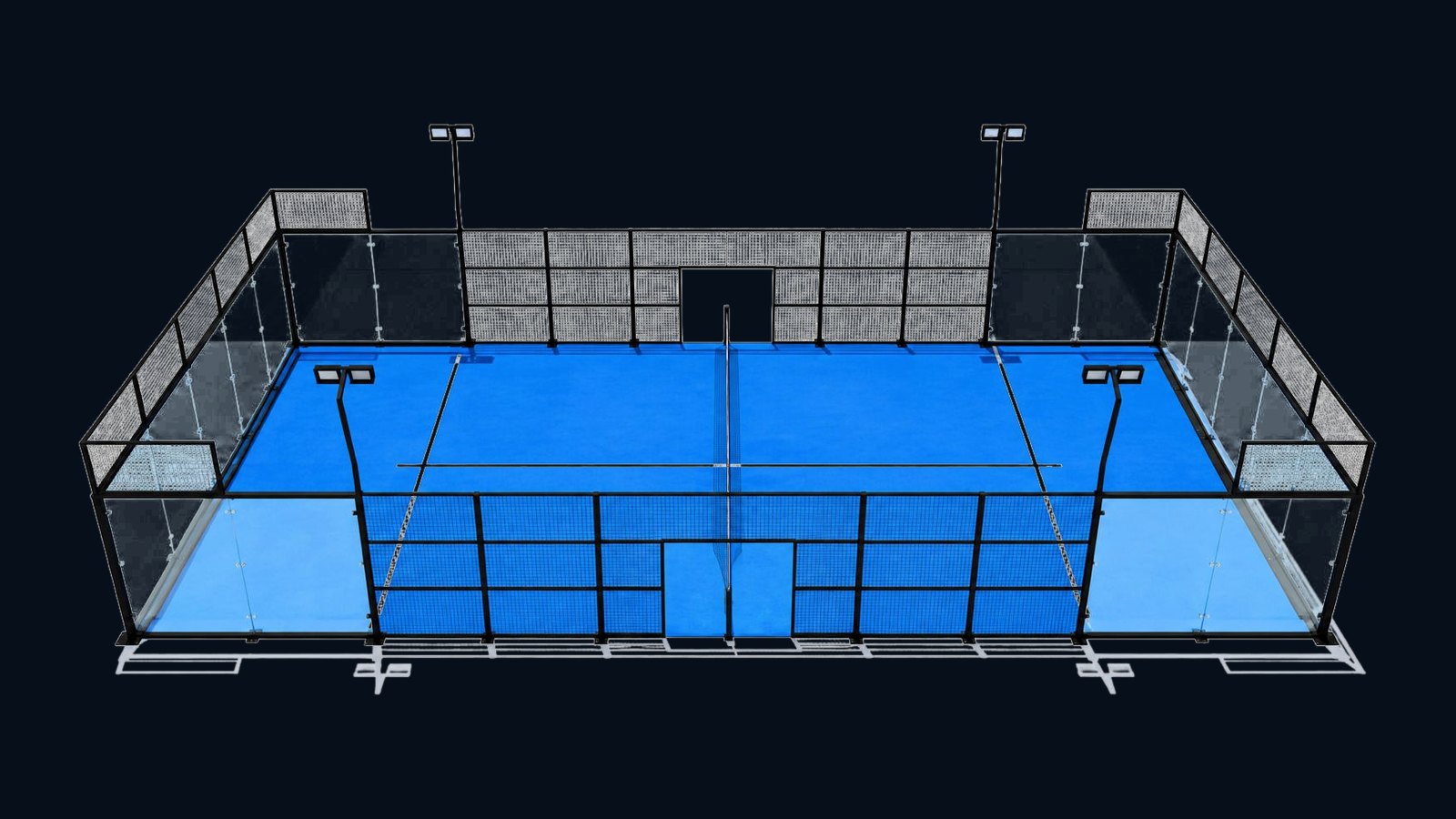 Product render of the Panoramic court