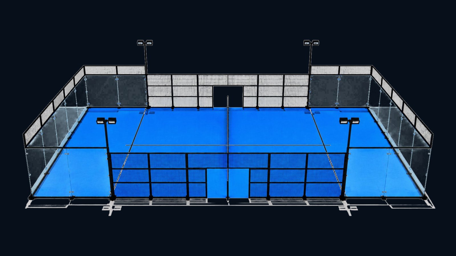 Product render of the Super Panoramic court